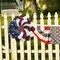 Memorial Day Wreaths for Front Door Festival Celebration Fall Lighted Wreaths (Red, One Size)
